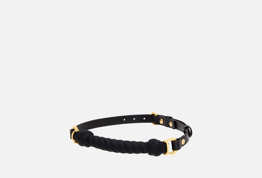 Изображение товара Кляп в форме веревки с узлами UPKO Desire for Mouth черный