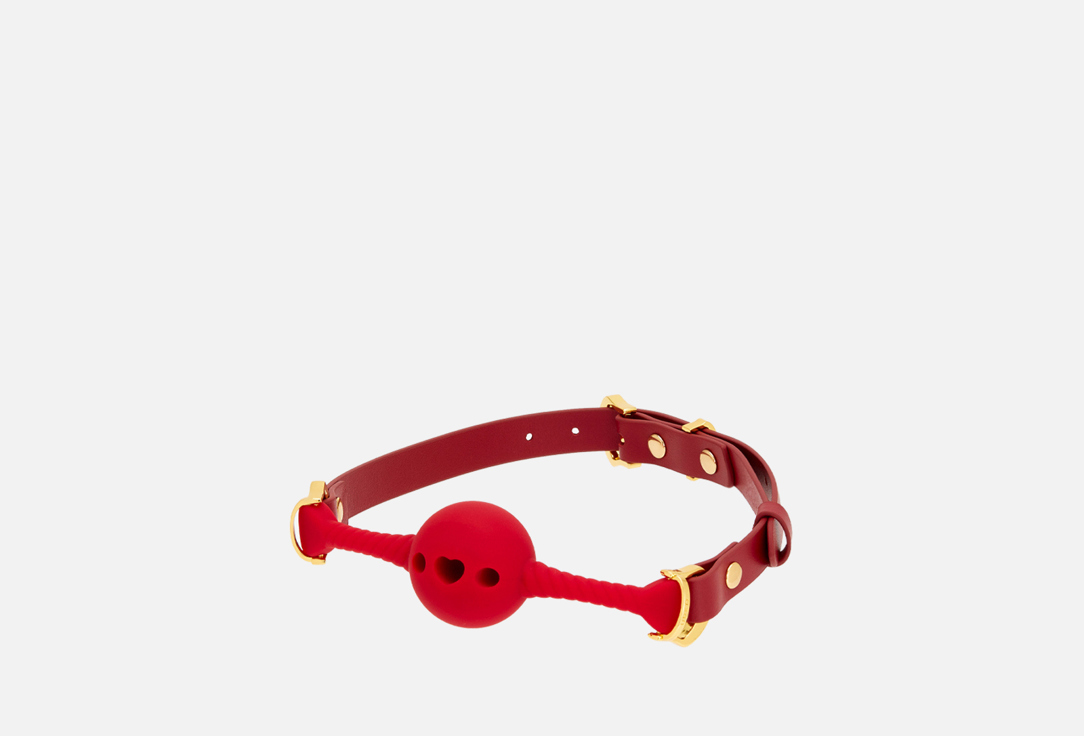 Изображение товара Шариковый кляп в виде сердца UPKO Desire for Mouth red гипоаллергенный аксессуар
