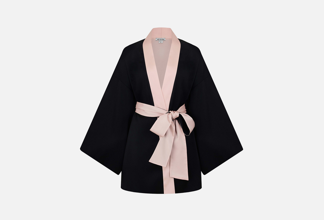 Изображение товара Премиальный халат-кимоно Art Of Soul Premium черный для женщин