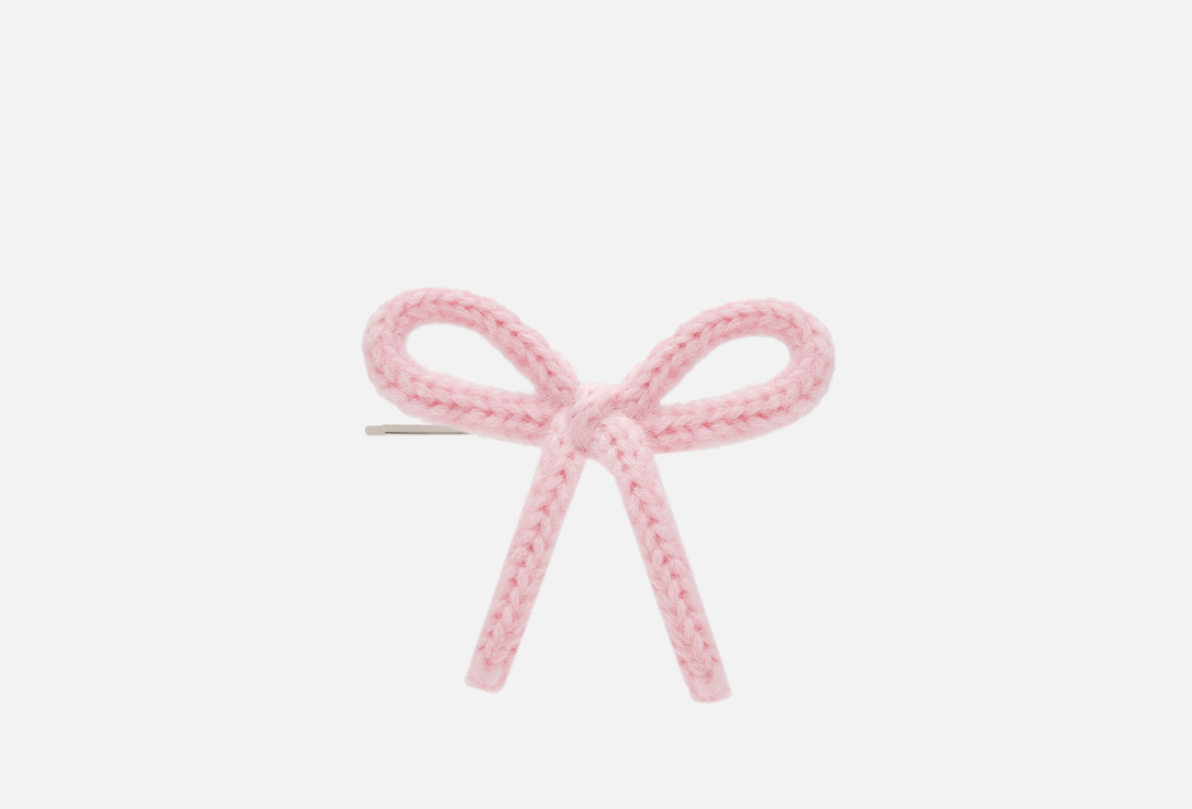 

бантик для волос БАБУШКИНЫ СВЯЗИ, Вязаный из пушистой шерсти 1 шт