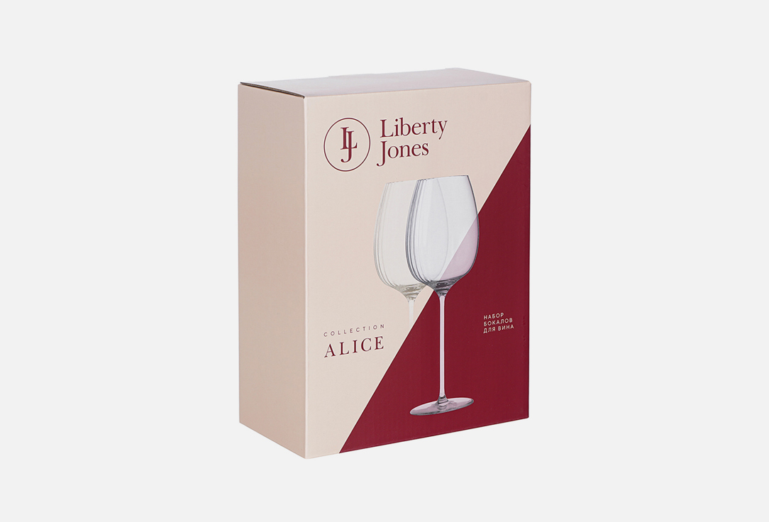 Набор бокалов для вина LIBERTY JONES Alice White 2 шт
