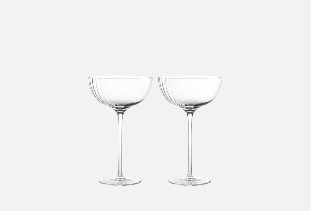 Изображение товара Набор креманок Liberty Jones Alice из выдувного стекла, 2 шт, золотистые акценты