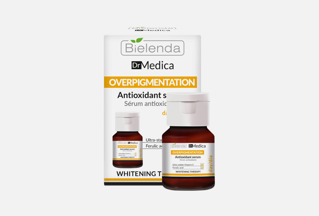 сыворотка для лица BIELENDA DR MEDICA OVERPIGMENTATION Antioxidant 30 мл сыворотка для лица против пигментации