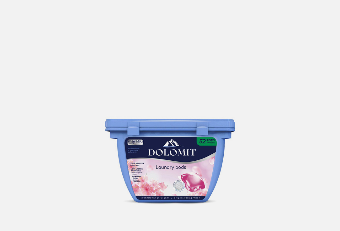 

Капсулы для стирки MARABU, Montmorency cherry 52 шт