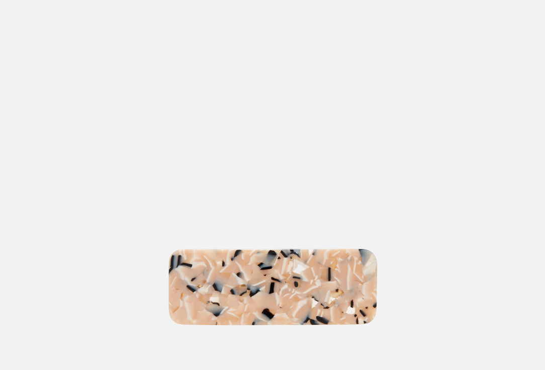 

Заколка для волос прямоугольная гладкая HAIRMATES, Макси страчателла 1 шт