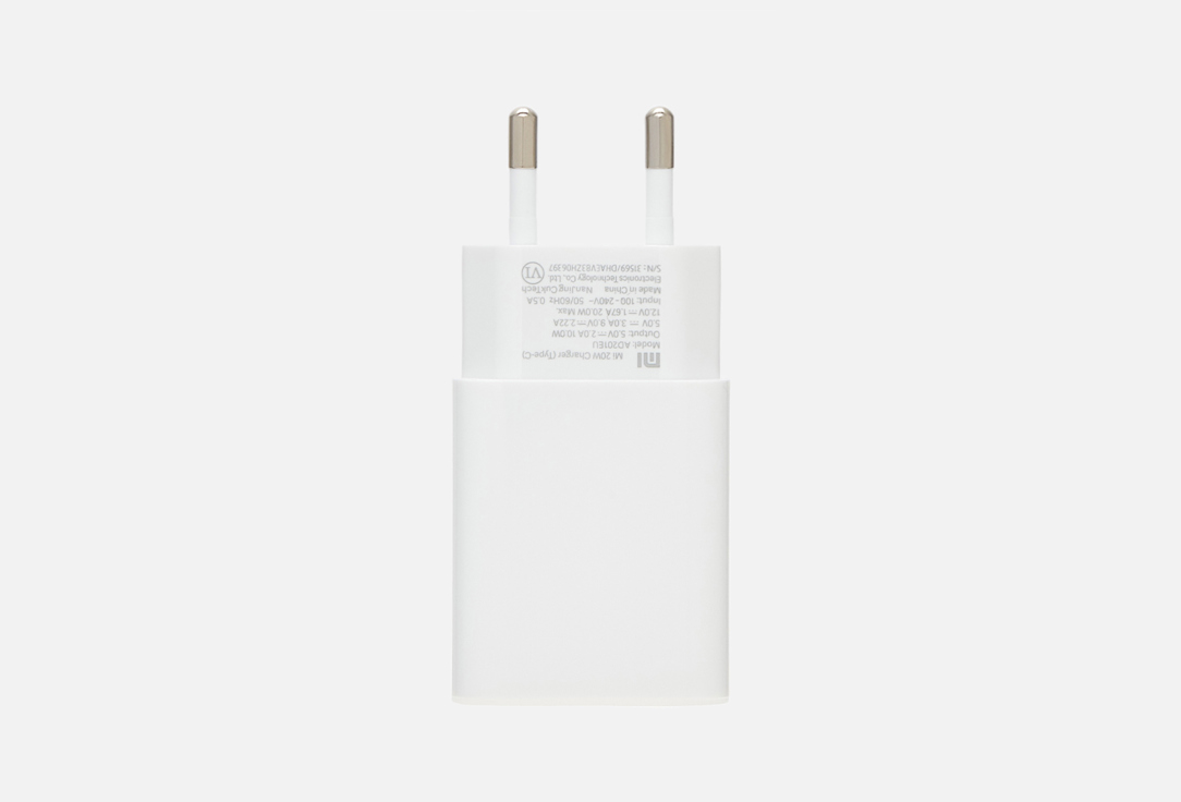 зарядное Устройство XIAOMI Mi 20W charger Type-C 1 шт