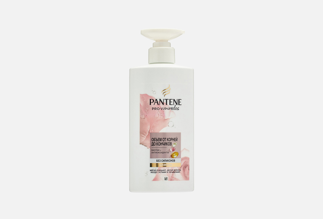

PANTENE Шампунь Rose Miracles Объем от корней до кончиков 500мл PANTENE, PANTENE Shampoo Rose Miracles Volume from roots to tips 500ml 500 мл