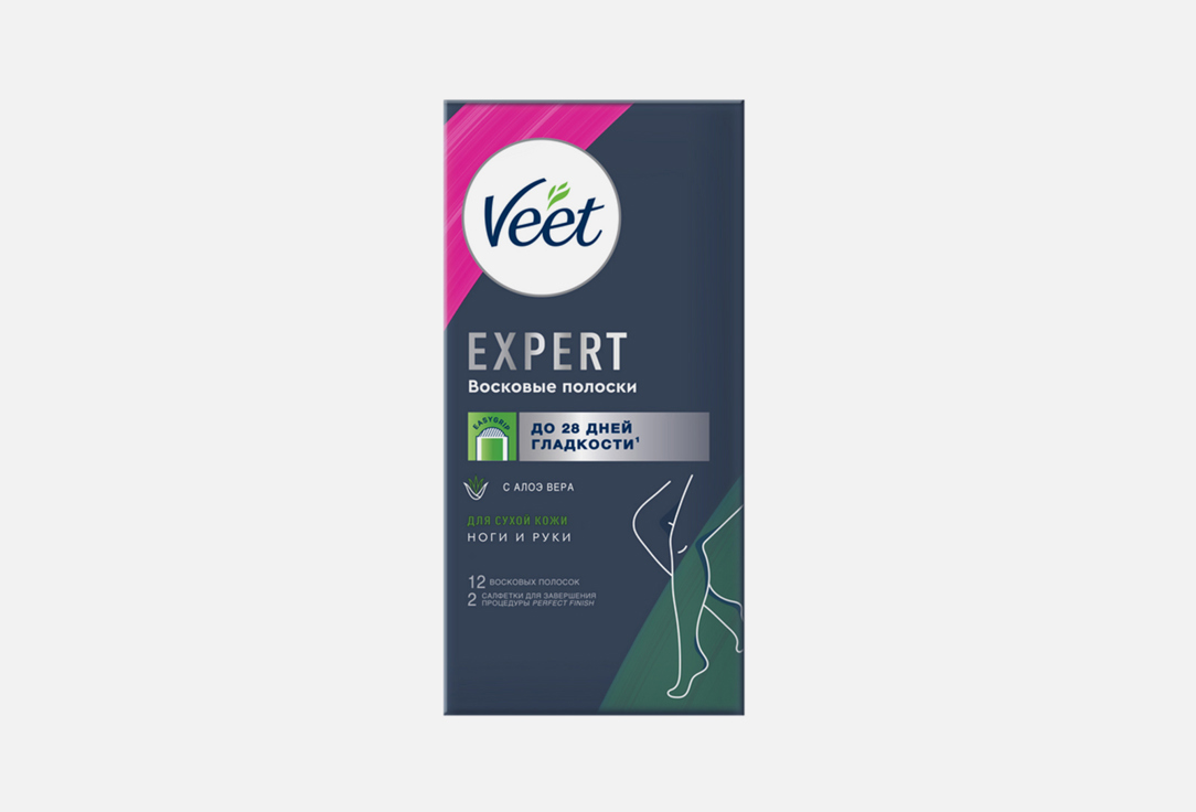 Изображение товара Восковые полоски для тела Veet Expert для сухой кожи