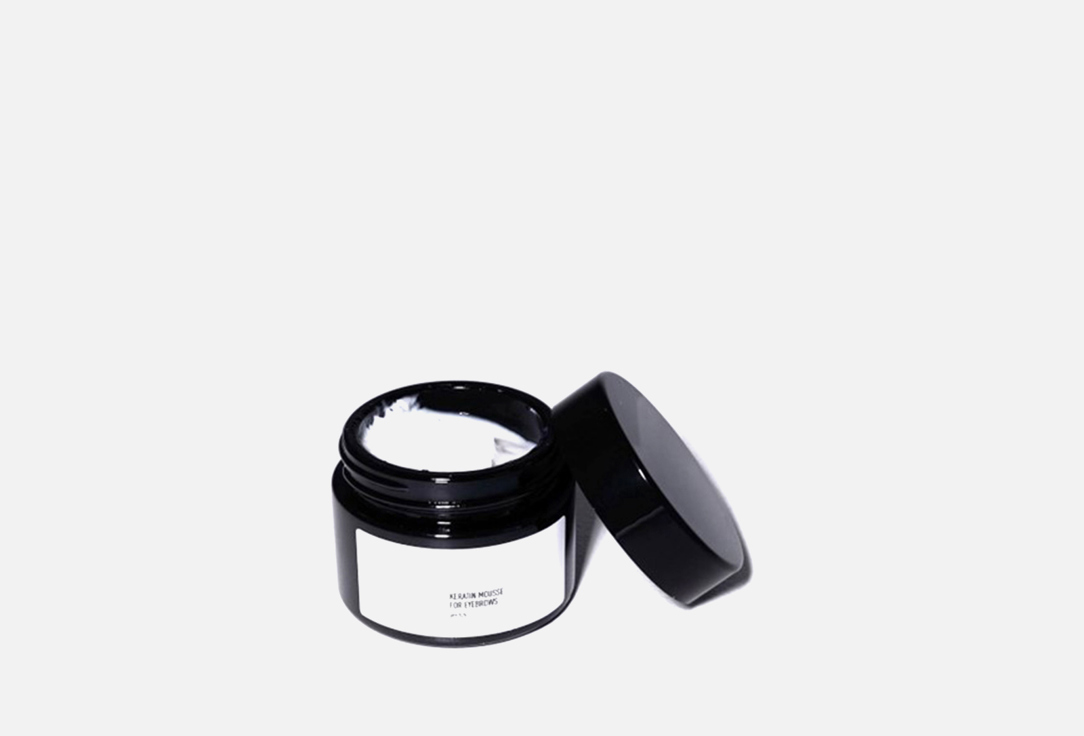 

Разглаживающая маска для бровей NV_COSMETICS, Белый, Keratin mousse for eyebrows 50 мл