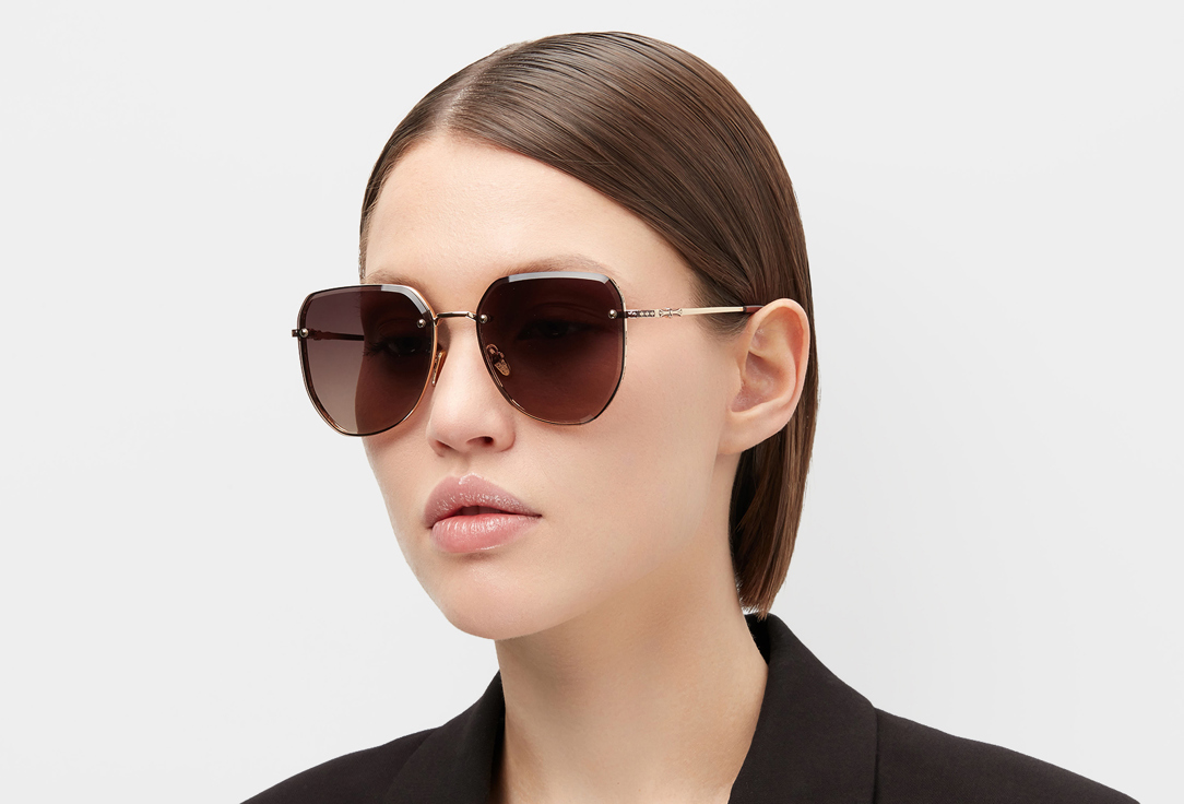 Изображение товара Очки RUXARA квадратные коричневые