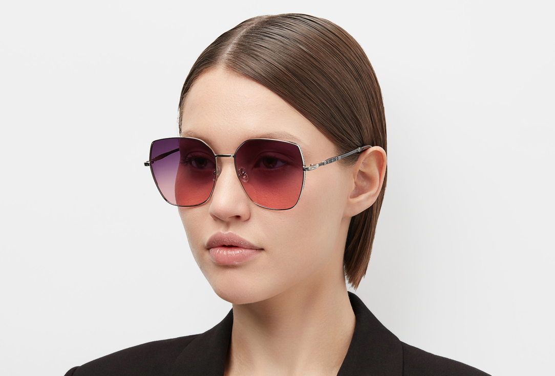 Изображение товара Очки RUXARA квадратные розовые