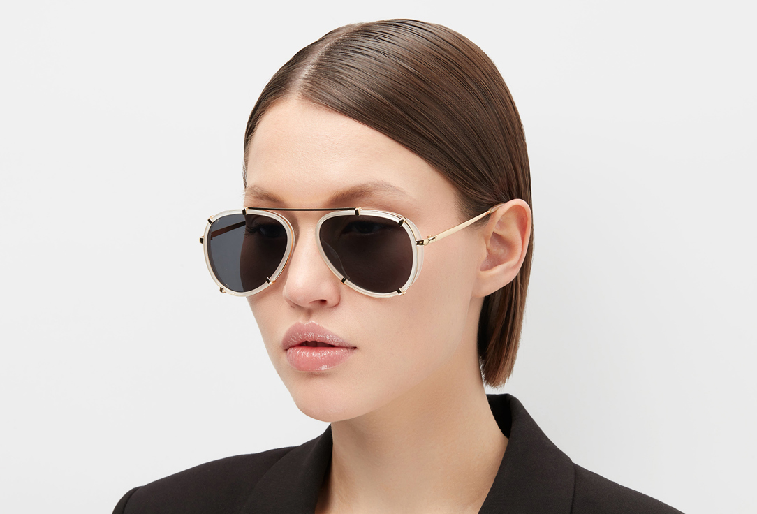 Изображение товара Очки RUXARA очки-авиаторы в белой оправе