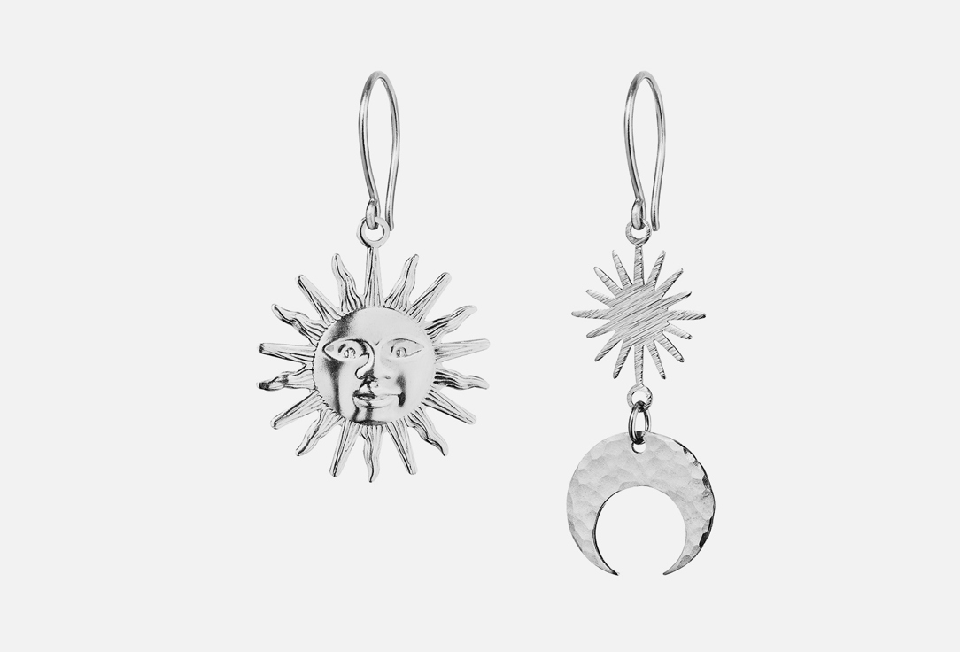 

Серьги AUDEO, НЕБЕСНЫЕ СВЕТИЛА С ПОСЕРЕБРЕНИЕМ 2 шт