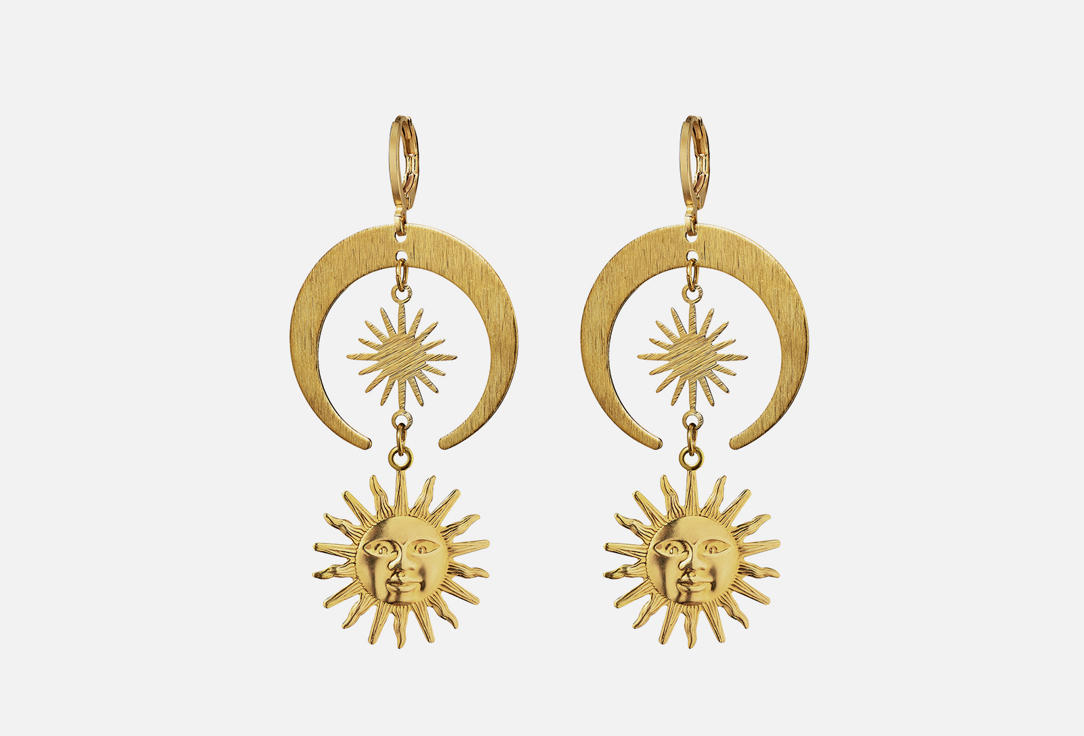 

Серьги AUDEO, С СОЛНЫШКАМИ ЛАТУНЬ 2 шт