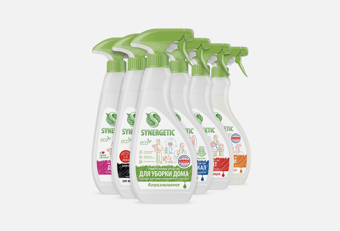 Изображение товара Набор для уборки Synergetic Чистота и блеск