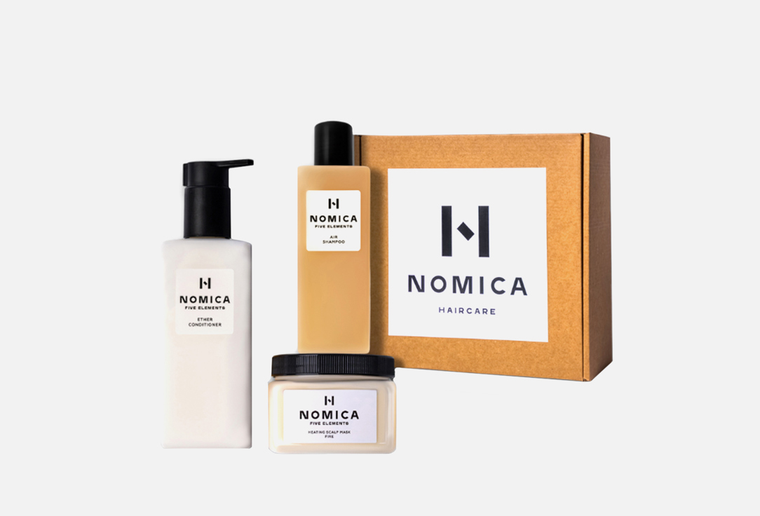 Подарочный набор для ухода за волосами Nomica Five Elements shampoo+conditioner+scalp mask 