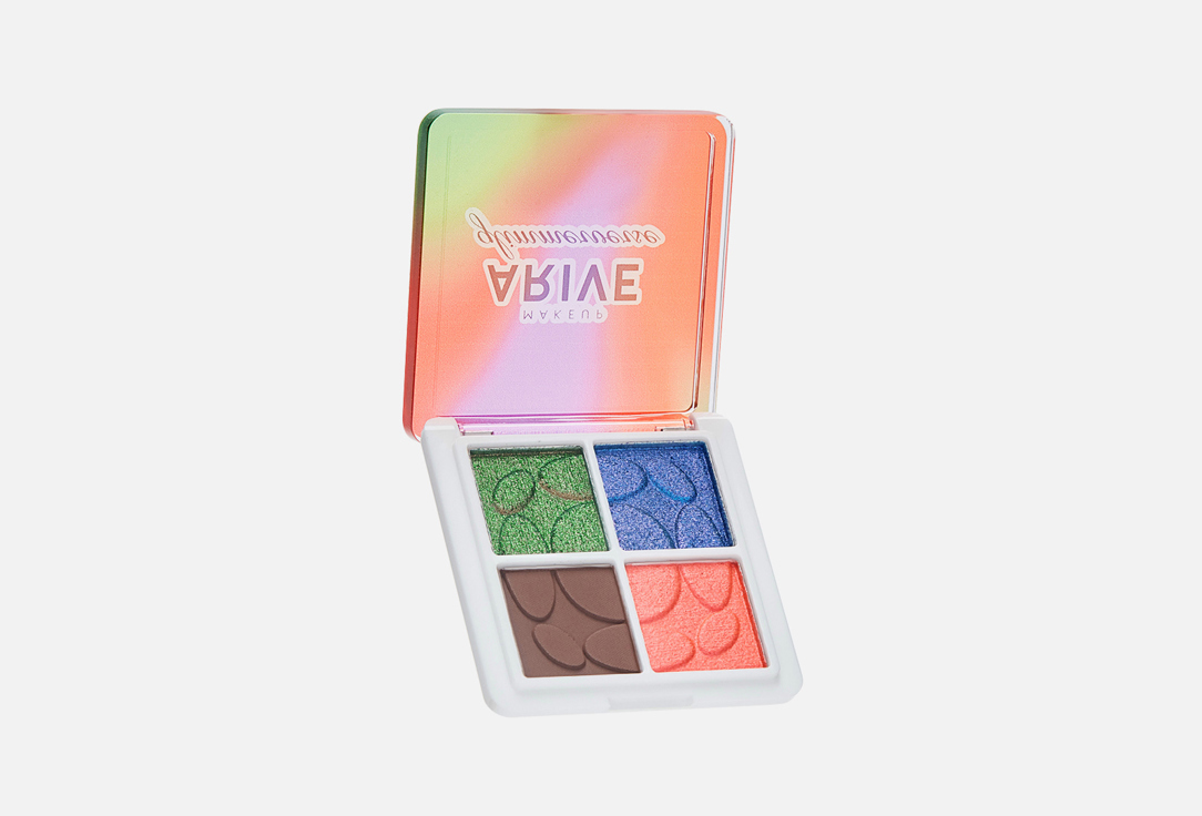 Изображение товара Палетка теней для век ARIVE MAKEUP Glimmerverse Multichrome 3 оттенка для эффектного макияжа