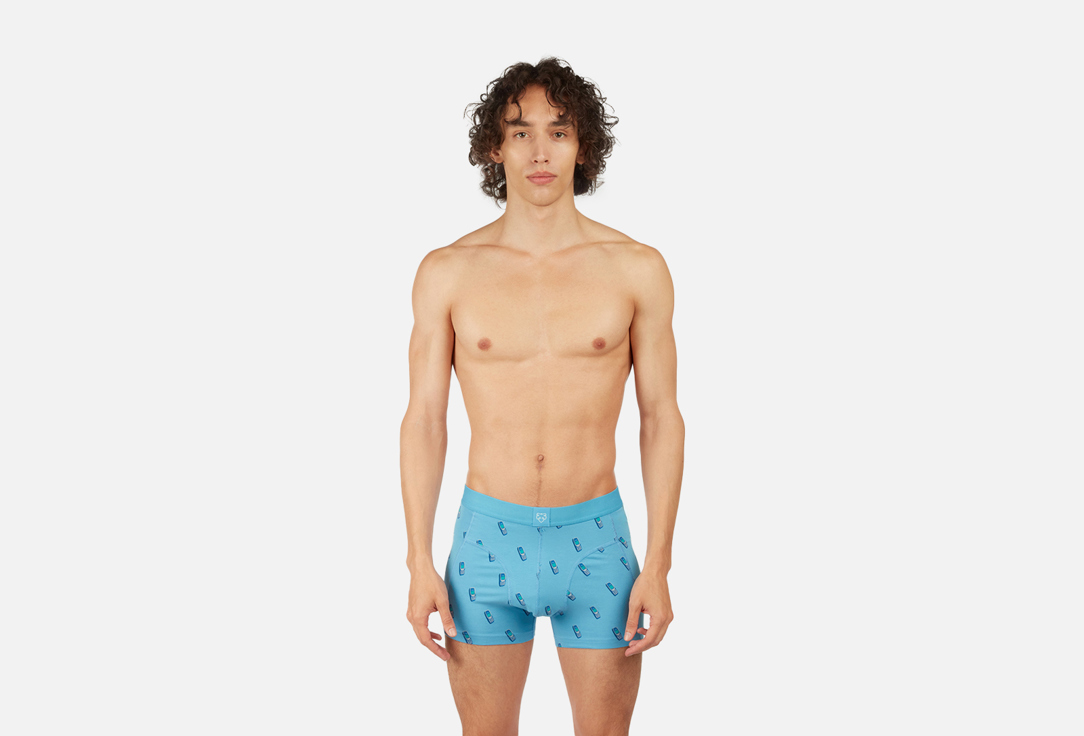 Изображение товара Боксеры A-dam Blue mobile для мужчин из органического хлопка