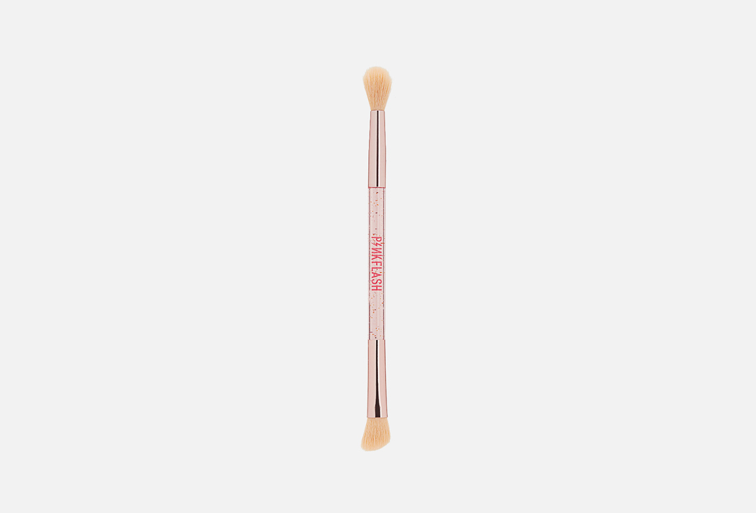 Двусторонняя кисть для контуринга Pink Flash Double Nose Shadow Eyeshadow Brush 