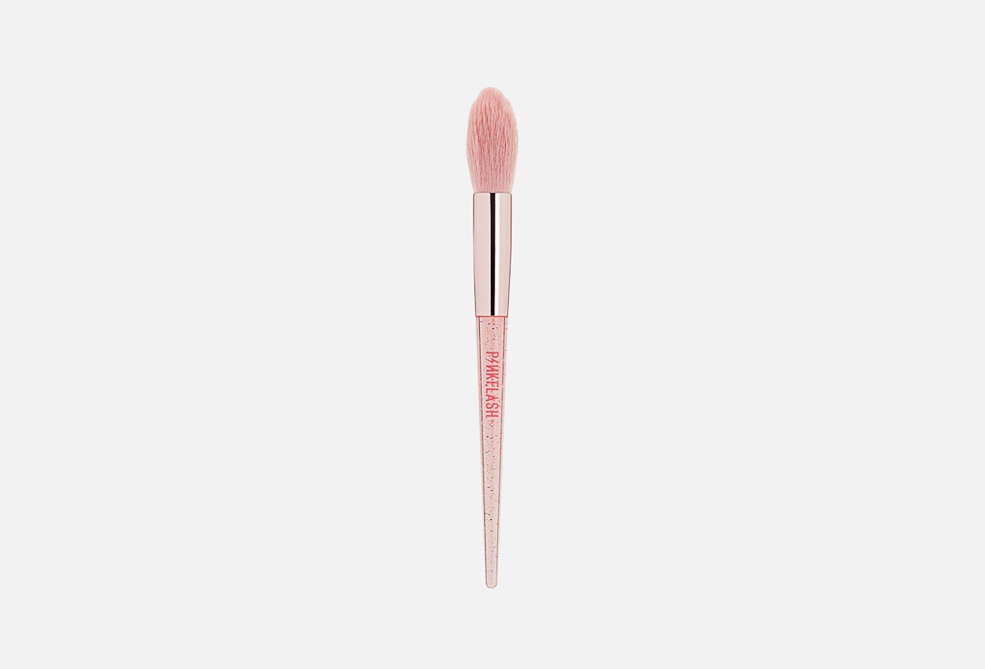 Изображение товара Скошенная кисть для контуринга Pink Flash Flame shape blush brush
