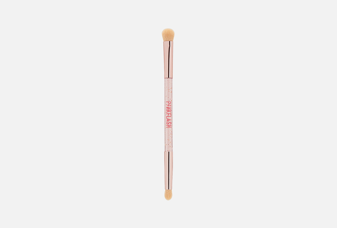 Изображение товара двухсторонняя кисть для теней Pink Flash Double head eyeshadow brush
