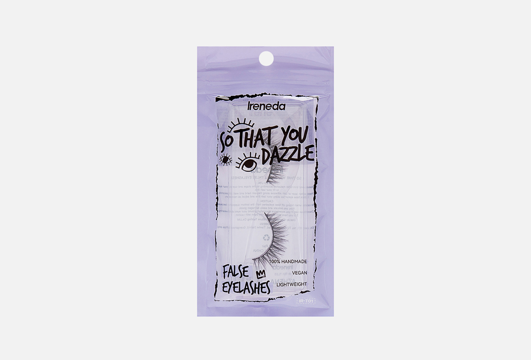 Накладные ресницы IRENEDA So That You Dazzle False Eyelashes TL03 Kim 2 шт