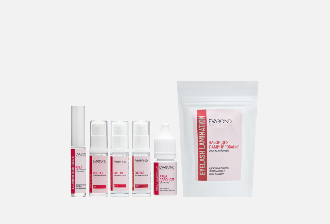 Изображение товара Набор для ламинирования ресниц и бровей Evabond Eyelash laminating set