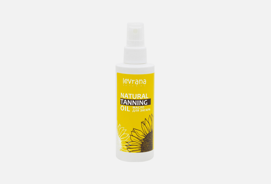 Масло для загара LEVRANA Sunflower tanning oil 150 мл цена и фото