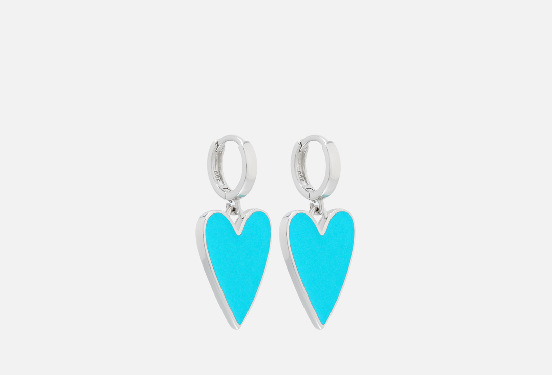 Earrings Hearts 2 шт