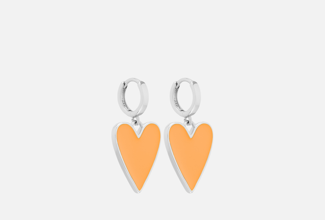 Earrings Hearts 2 шт