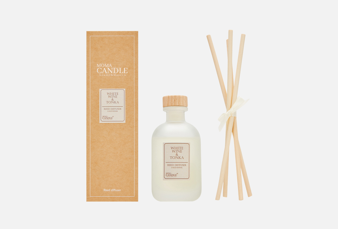 Изображение товара Диффузор MOMACANDLE White Wine & Tonka 100 мл ароматический для дома и интерьера