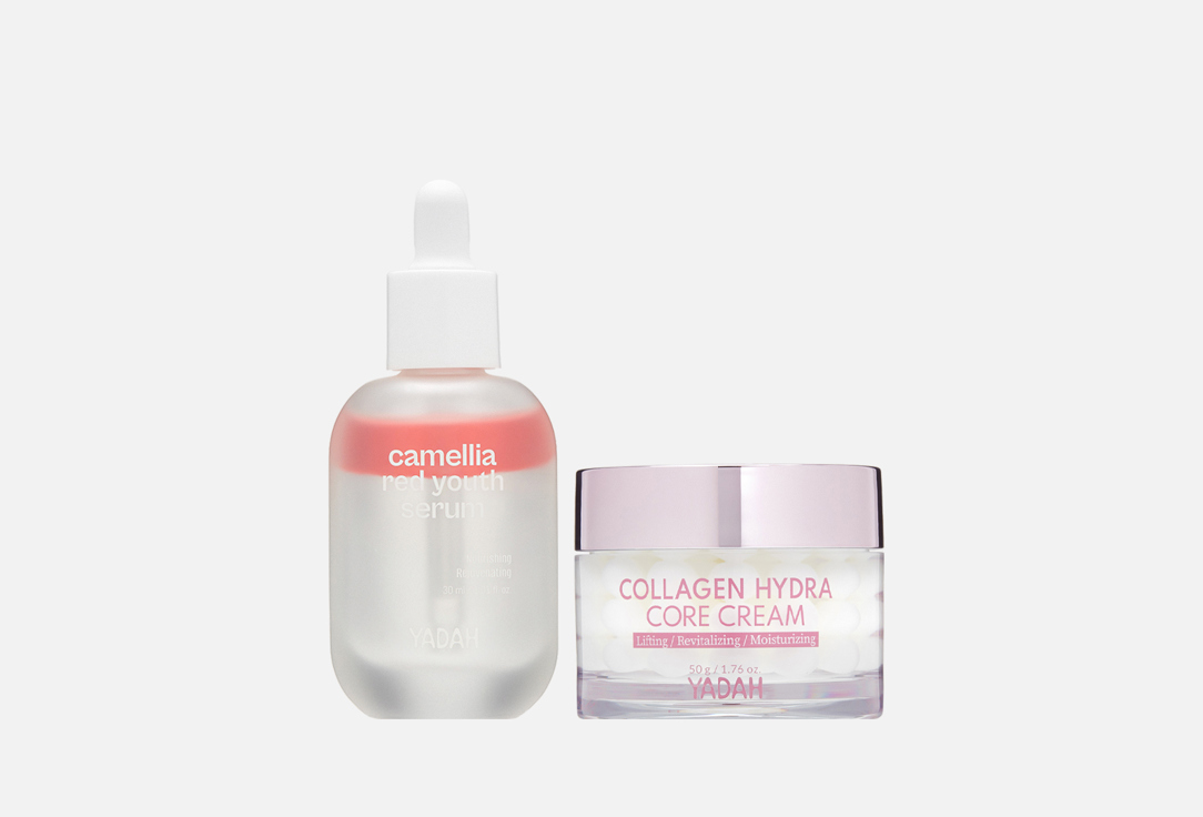 Изображение товара Подарочный набор ухода за кожей лица Yadah Core serum set с сывороткой и кремом