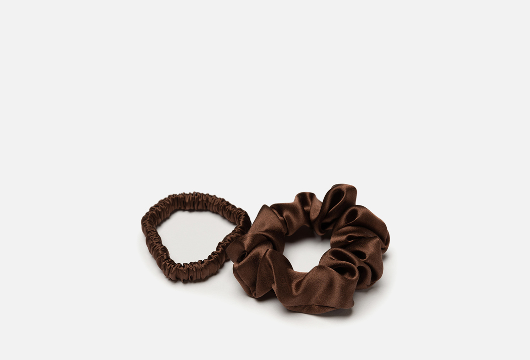 Набор резинок для волос silk lovers Mini-Standart  Шоколад 