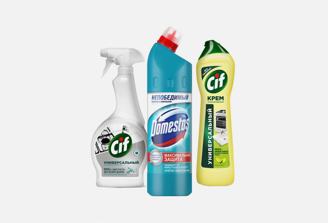 

Набор чистящих средств ДОМЕСТОС, Clean House 3 шт