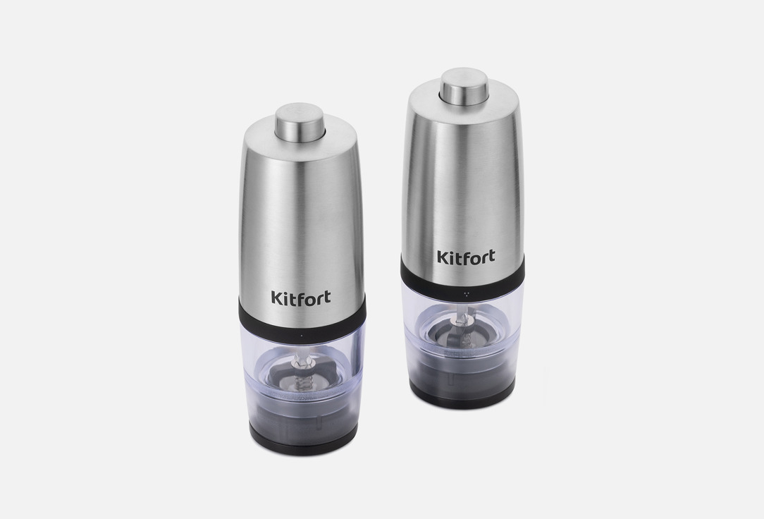 

Набор автоматических мельниц KITFORT, Прозрачный, KT-6004 2 шт