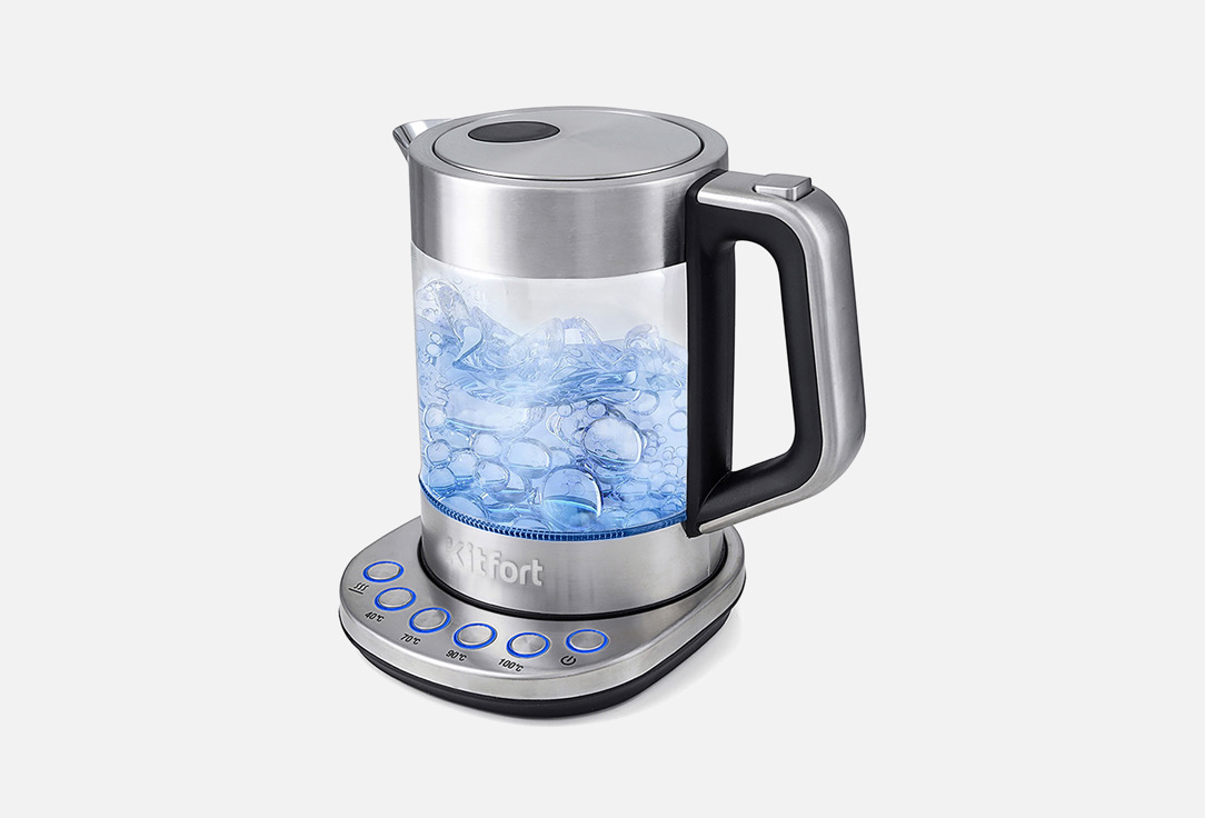 Изображение товара Электрический чайник Kitfort KT-616 с функцией нагрева и поддержания температуры