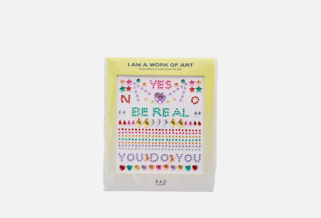 Изображение товара Набор страз для лица RAD Extra Extra Crystal Stick-On Set 002 - яркое украшение для лица и тела