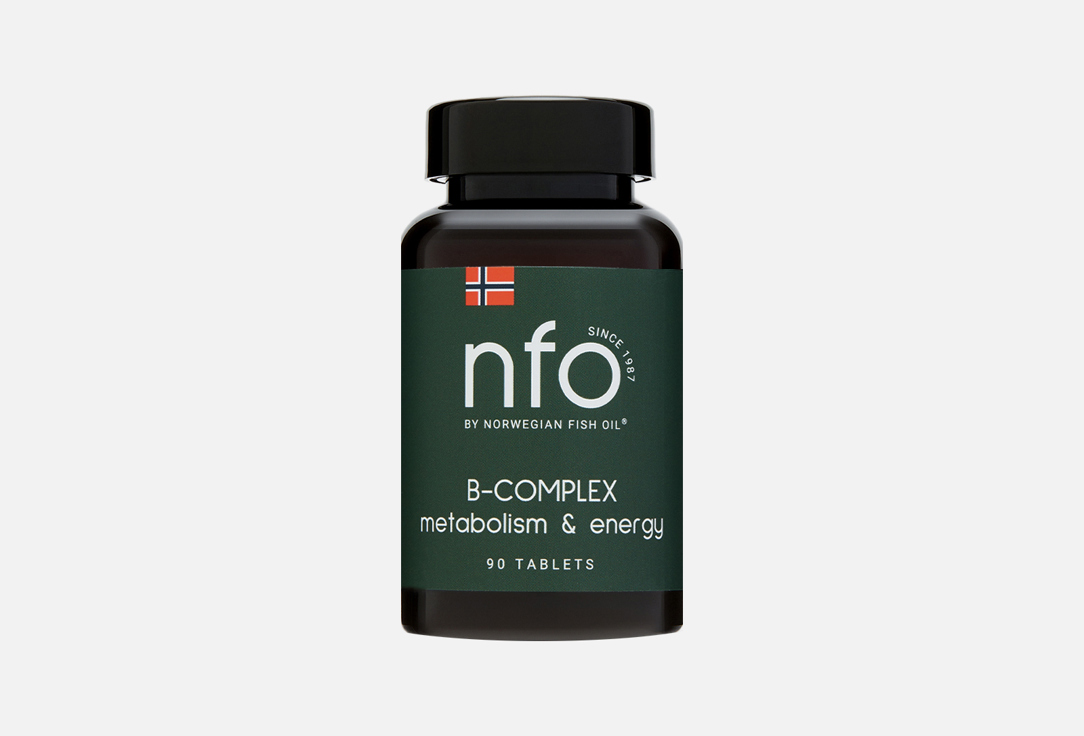 Биологически активная добавка NFO Витамины B1, B2, B3, B5, B6 в капсулах 
