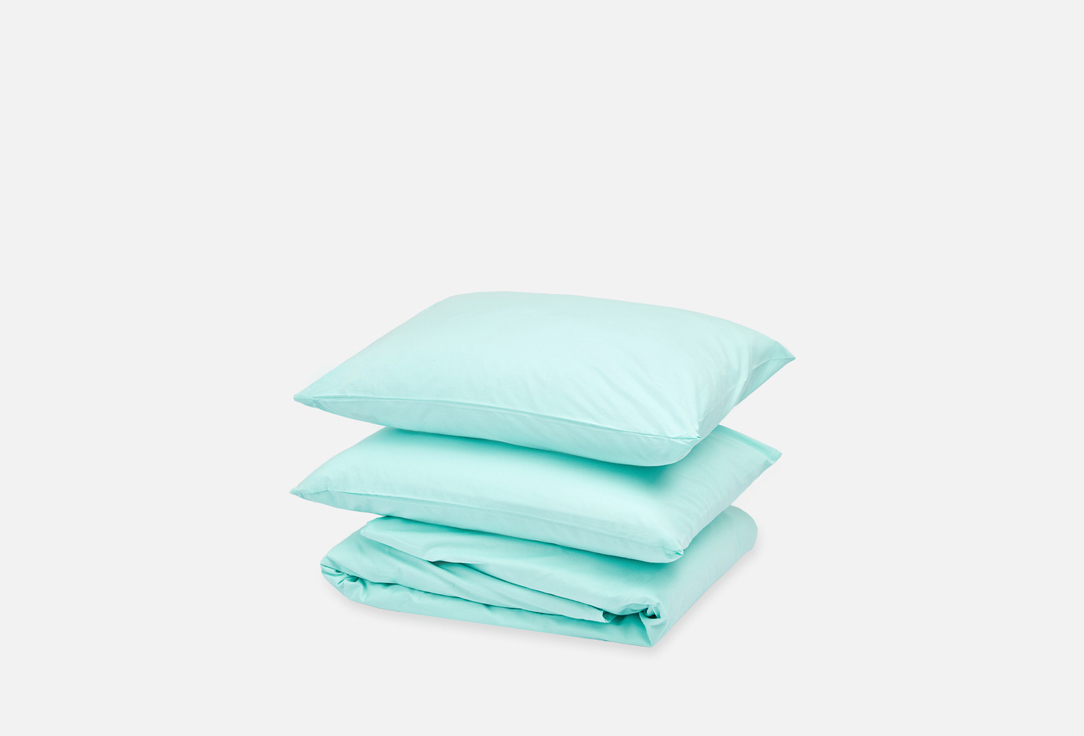 Изображение товара Комплект постельного белья Urban Family Морская волна, наволочки 50х70, двуспальный евро