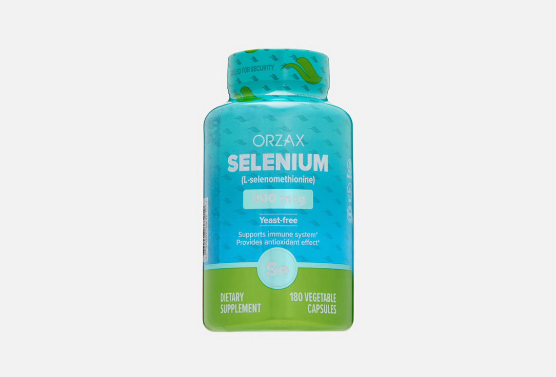 

Селен ORZAX, 200 мкг в капсулах 180 шт