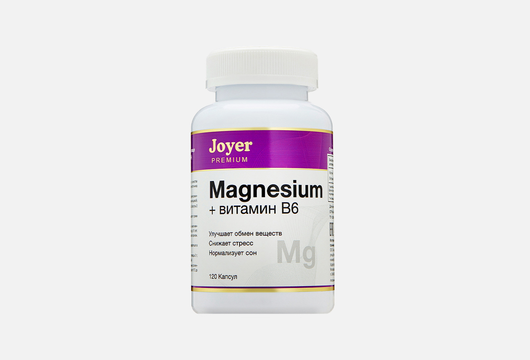 Изображение товара БАД Joyer Магний и В6 для поддержки нервной системы