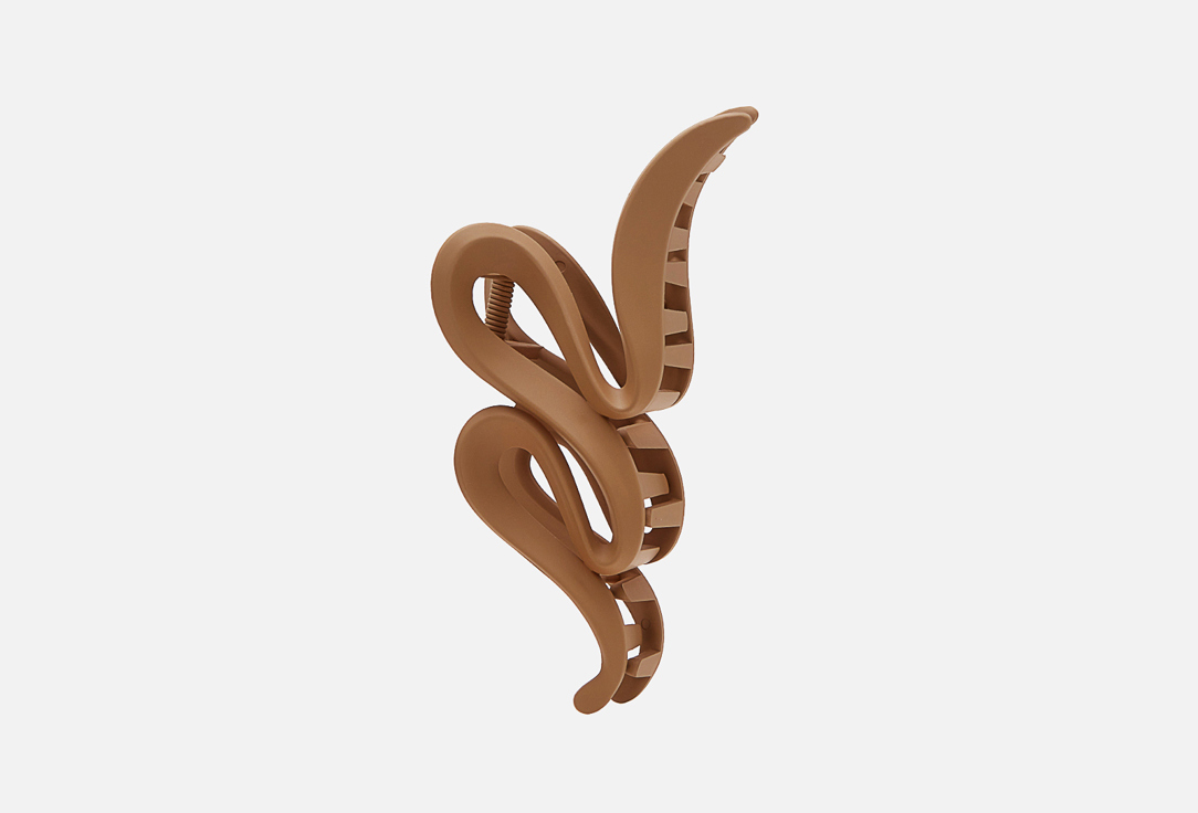 Изображение товара заколка-краб для волос KosmoShtuchki темно-бежевый