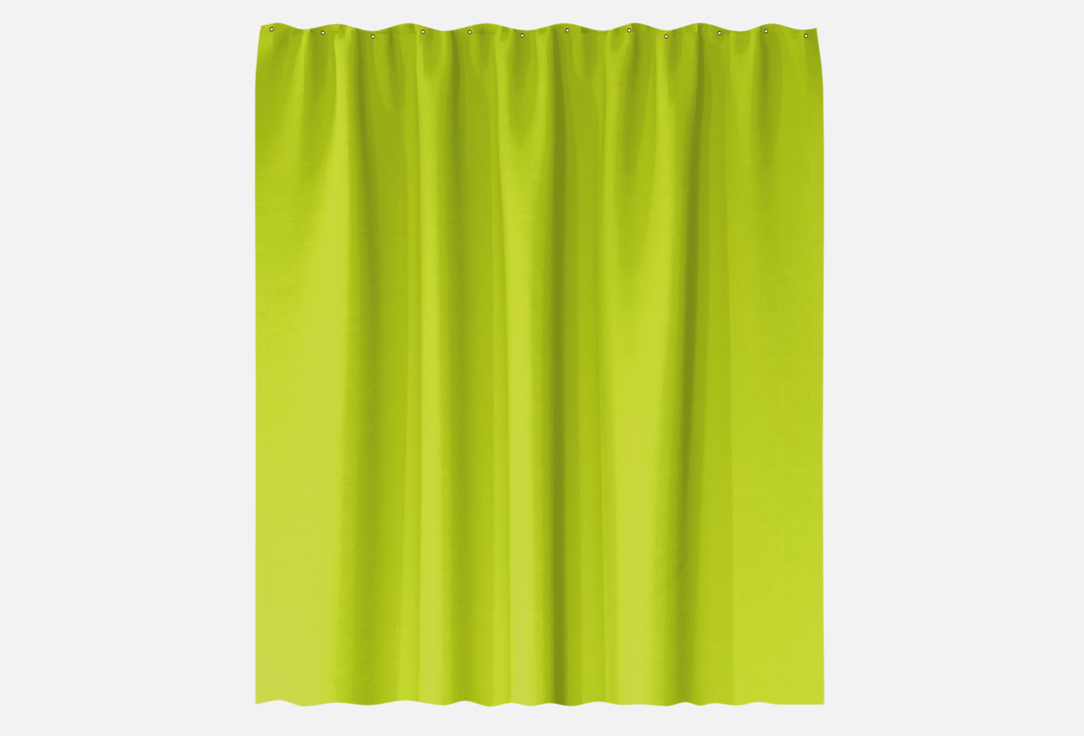 Moroshka Штора для ванной комнаты Bright Colors, green 1 шт — купить, цена в Москве