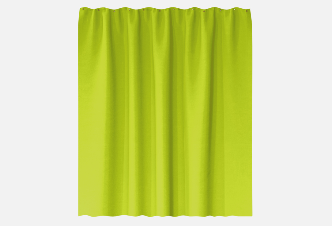 Изображение товара Штора для ванной комнаты Moroshka Bright Colors, green