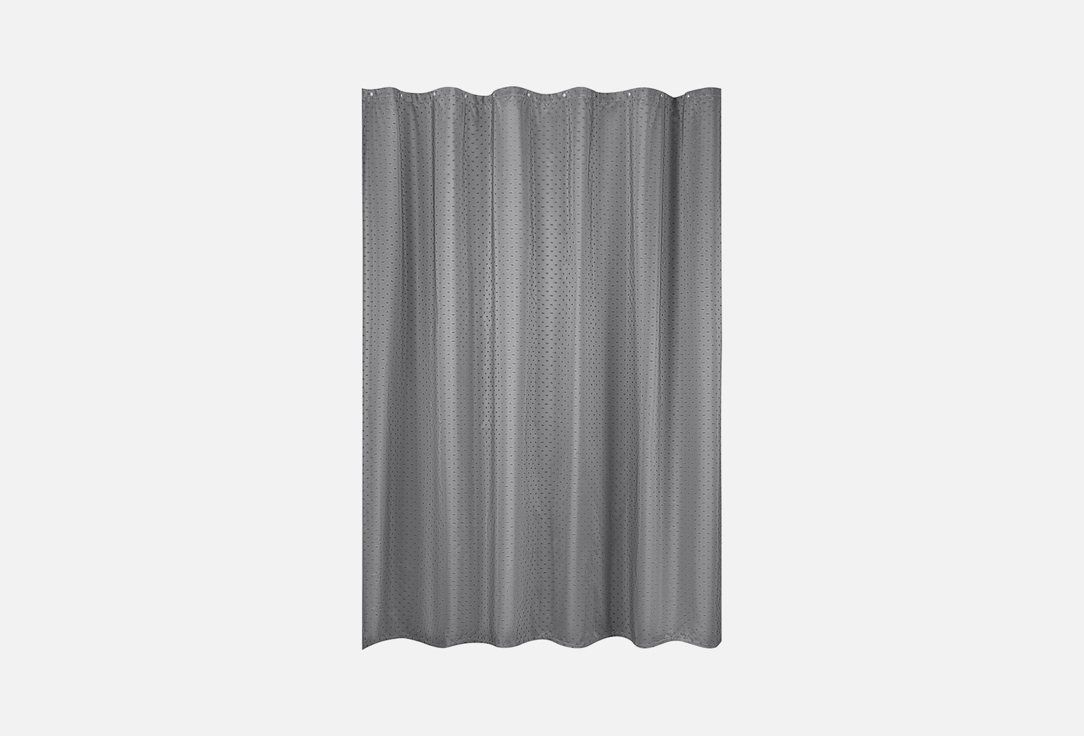 Занавеска (штора) для ванной комнаты Moroshka Magma, grey 