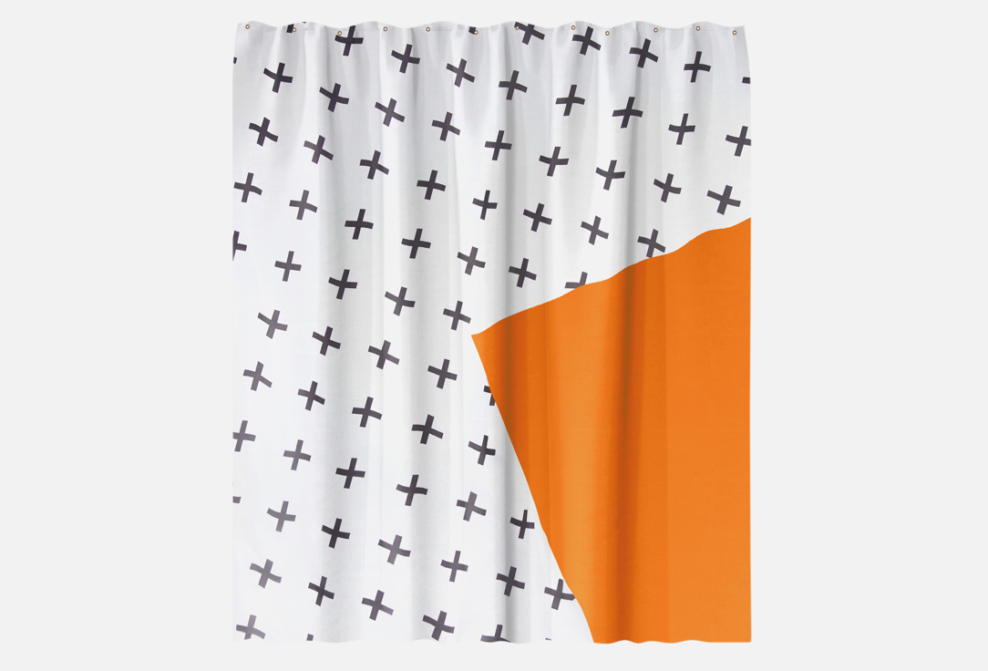 Изображение товара Штора для ванной Moroshka Memphis 180х200 см полиэстер водоотталкивающая