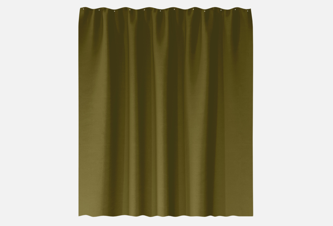 

Штора для ванной комнаты MOROSHKA, Зеленый, Teriberka, green 1 шт