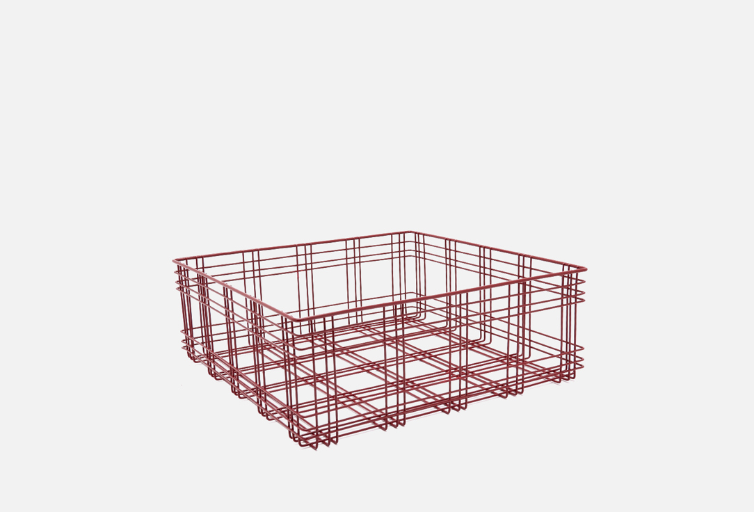 

Корзина MOROSHKA, Красный, Tartan, red 1 шт