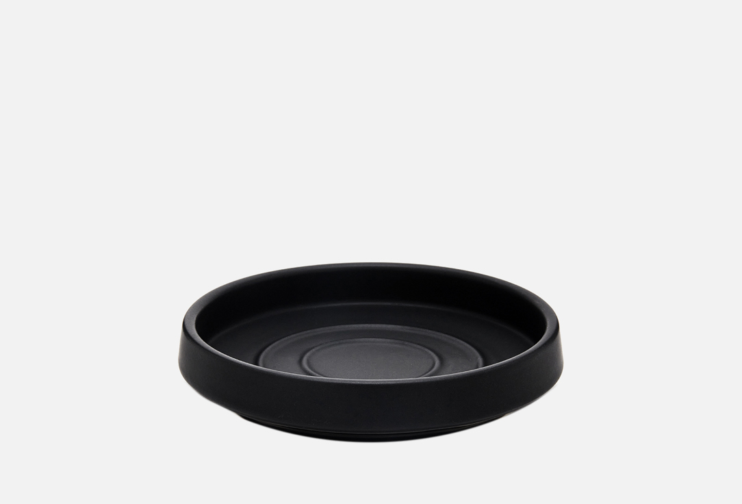 

Мыльница MOROSHKA, Черный, Magma, black 1 шт