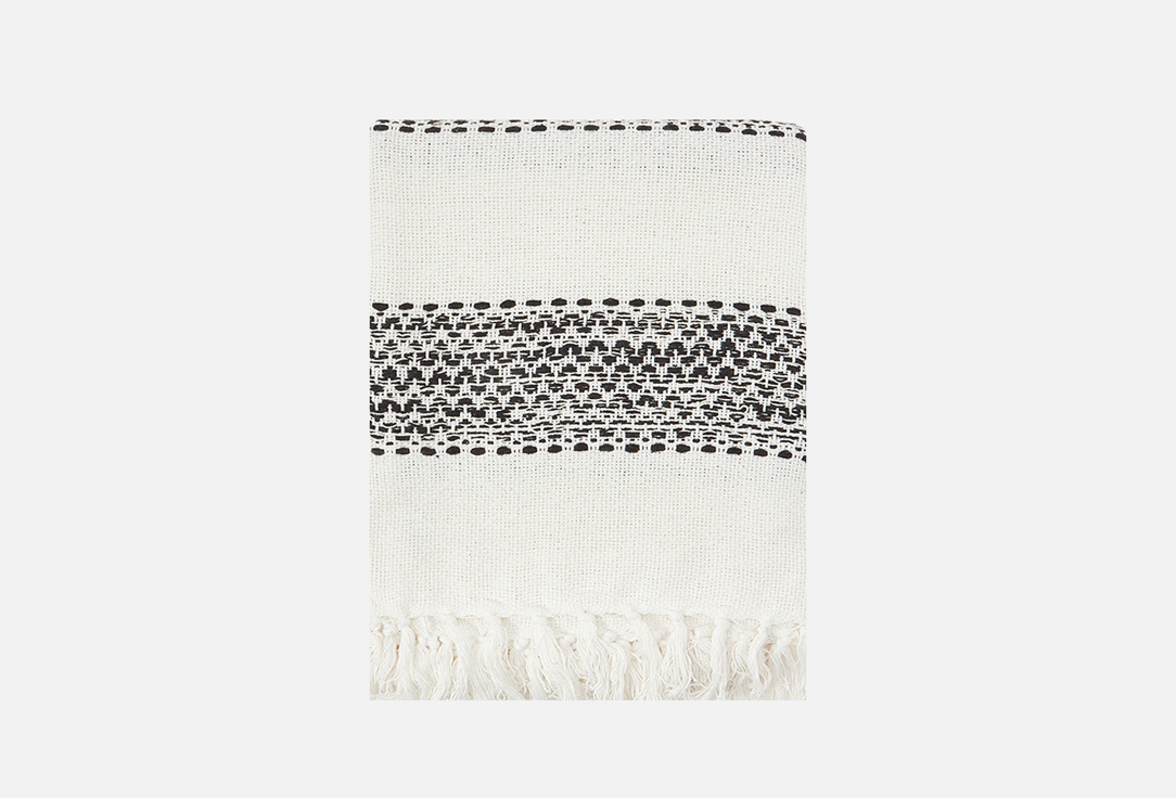 Плед MOROSHKA Desert, white, black 1 шт